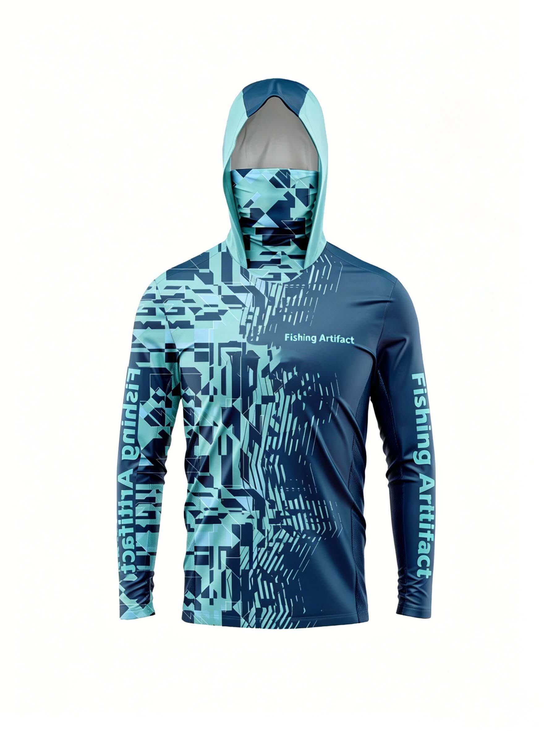 Summer Clothing Trends - Men's Summer Fishing Hoodie, Long Sleeved