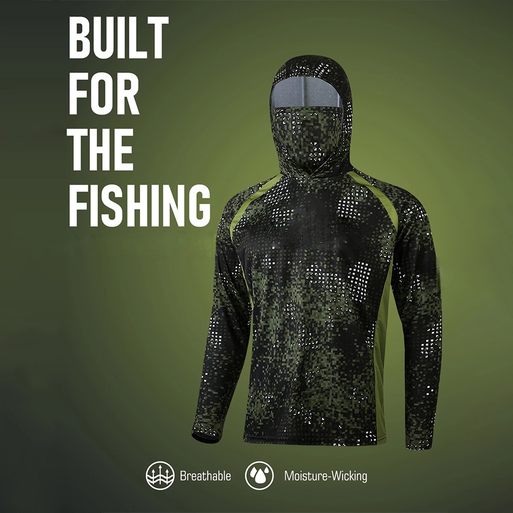 Summer Clothing Trends - MALFC Fishing Apparel Men Hood Fishing