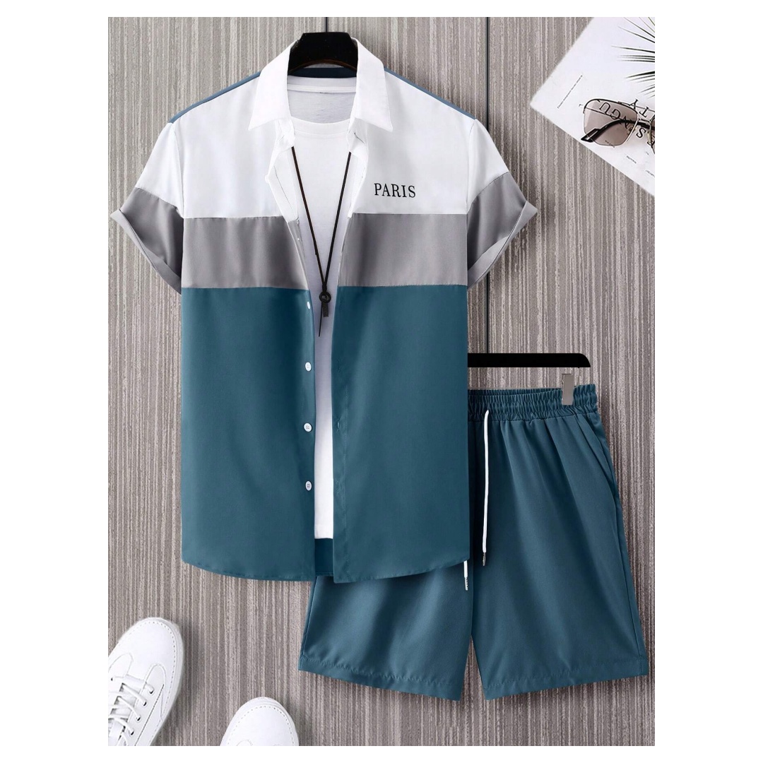 Summer Clothing Trends - Men's Fashion Suit Blue And White