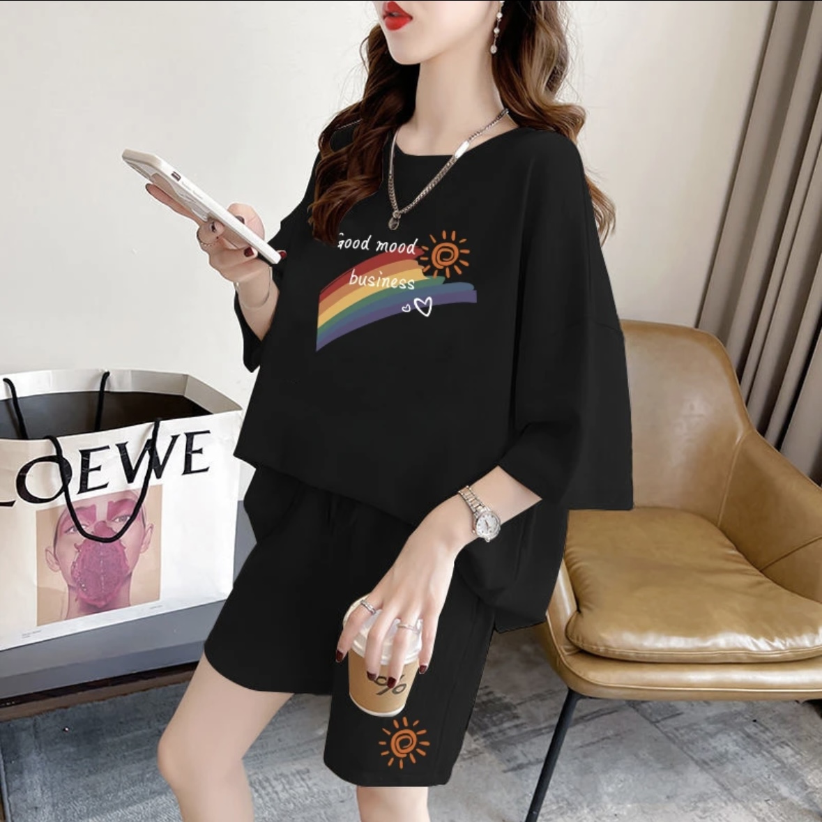 Summer Clothing Pieces - Fashion women's summer shorts set, sportswear,