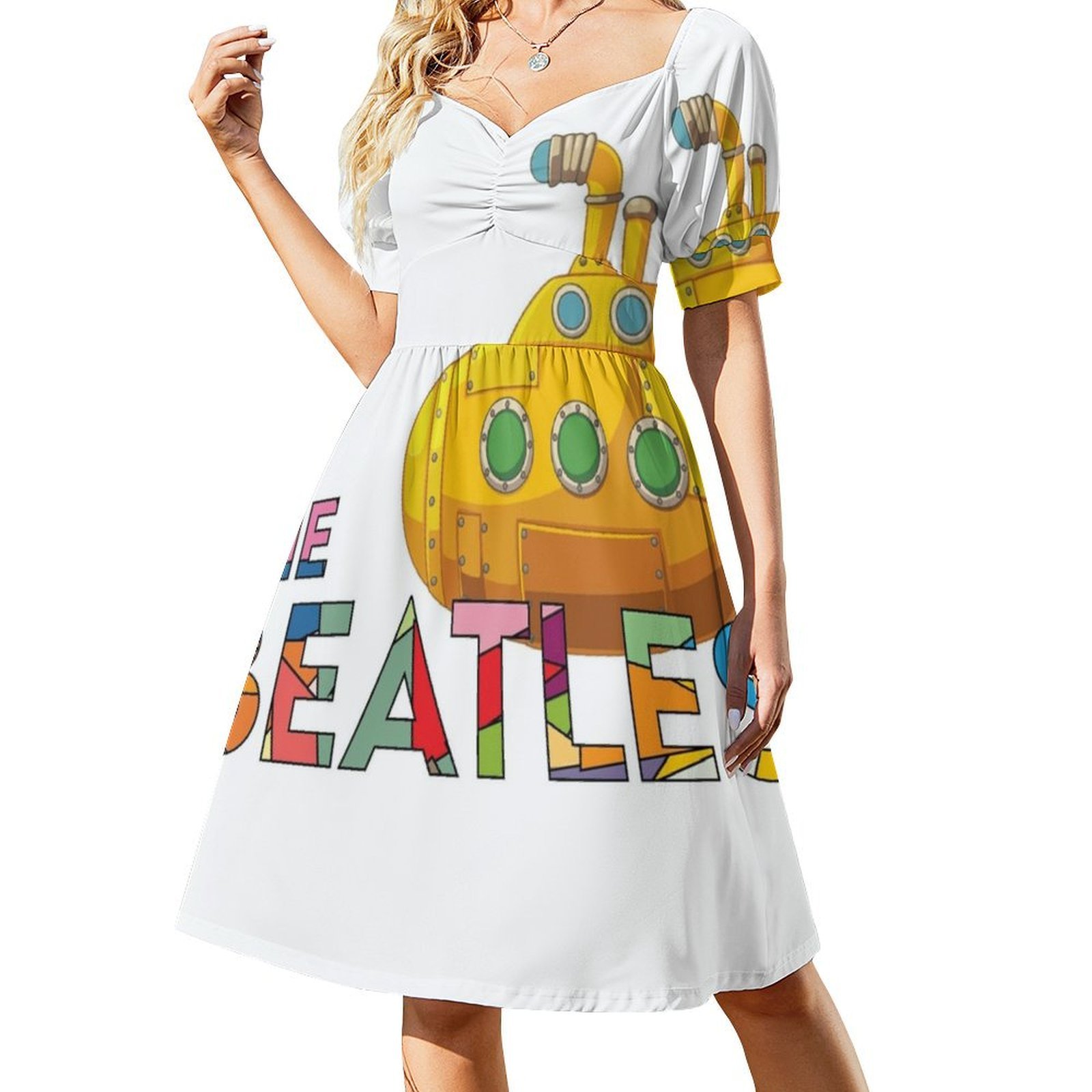 Vintage Bohemian Dress Puff Sl - Summer Clothing Options 评论和价格