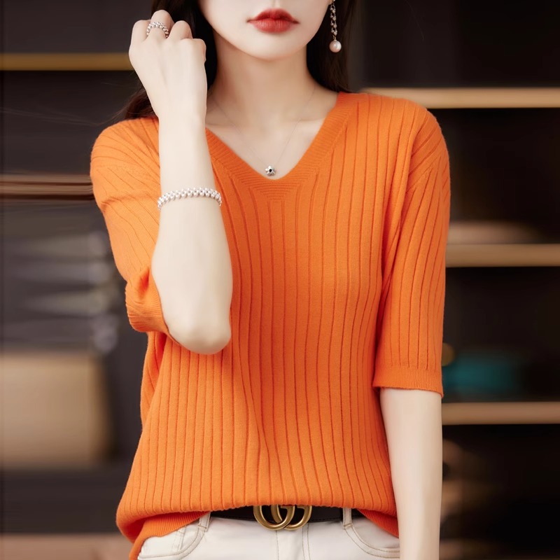 Women's Sweater Spring Summer  - Summer Clothing Yarn 评论和价格