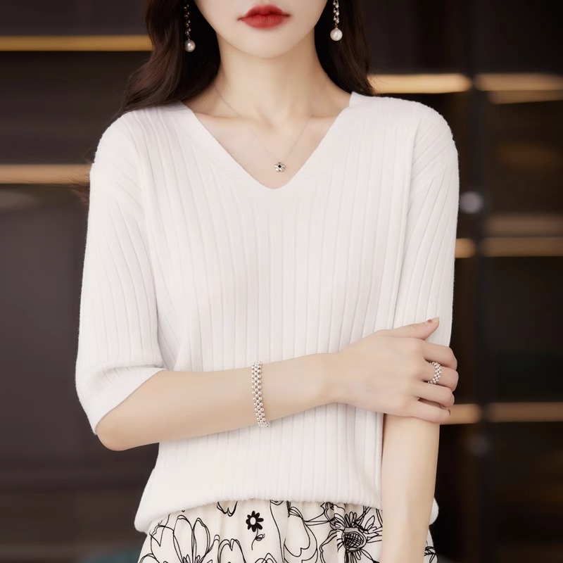 Women's Sweater Spring Summer  - Summer Clothing Yarn 评论和价格