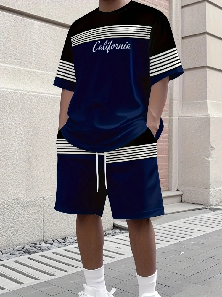 Simple Men's T-shirts Shorts 2 - Summer Clothing Pieces 评论和价格