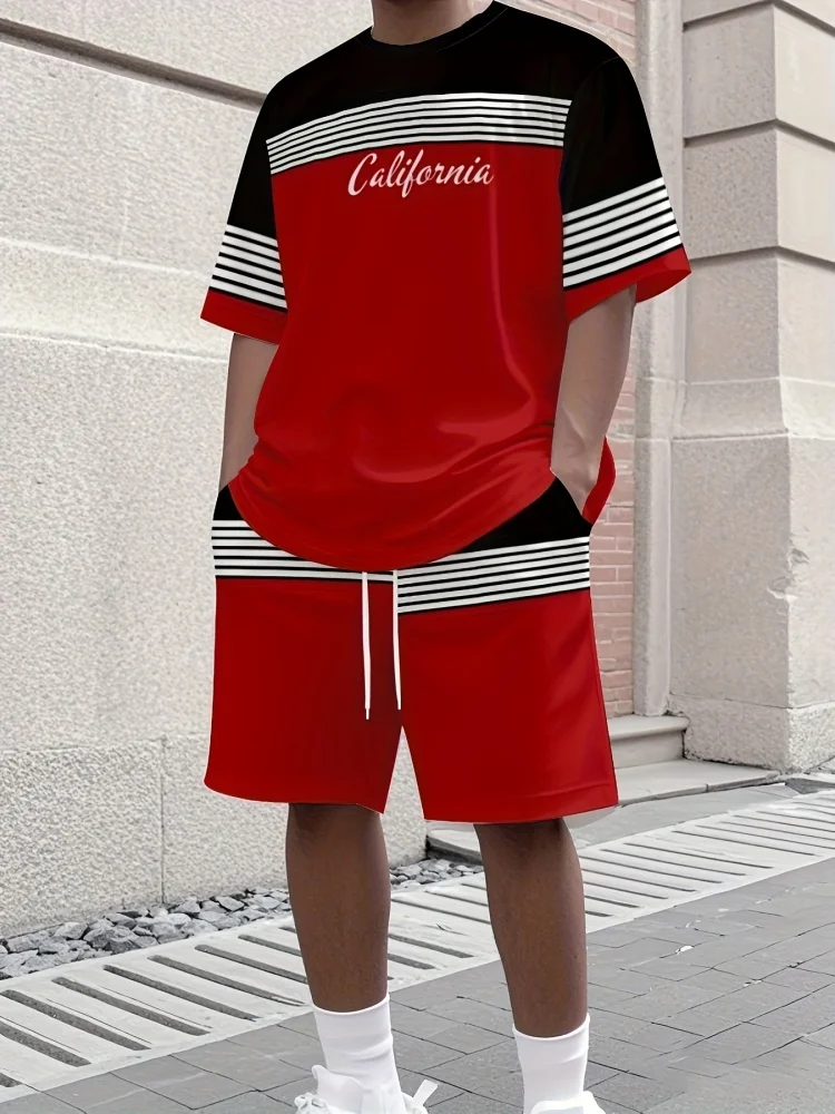 Simple Men's T-shirts Shorts 2 - Summer Clothing Pieces 评论和价格