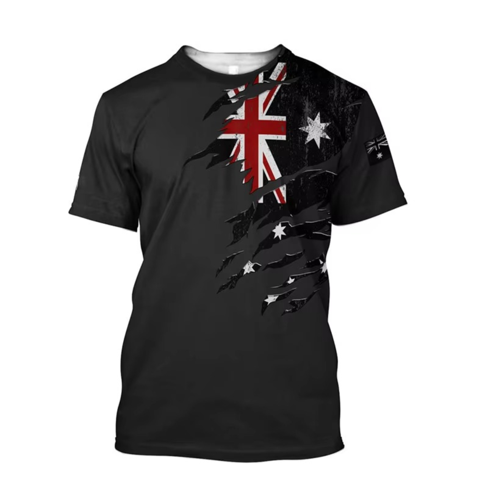 Australia Flag T-Shirts Men's  - Summer Clothing Australia 评论和价格