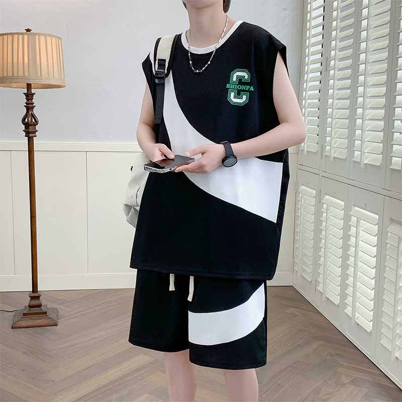 Men's Casual 2-Piece Sportswea - Summer Clothing Pieces 评论和价格