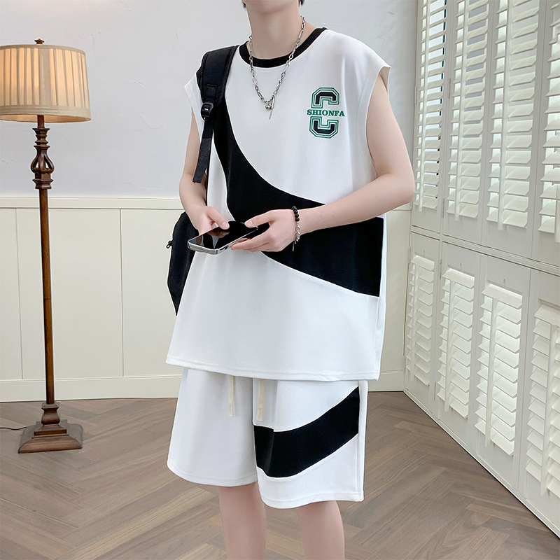 Men's Casual 2-Piece Sportswea - Summer Clothing Pieces 评论和价格