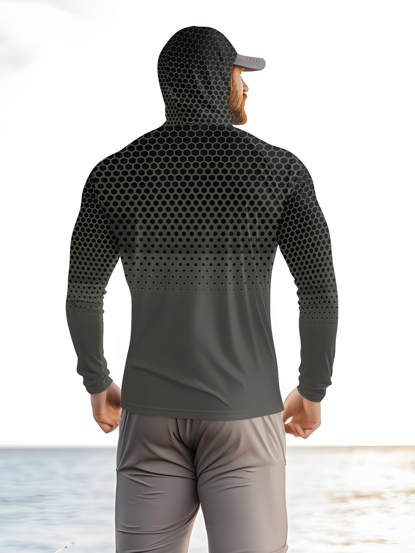 Men Summer UPF50+ Fishing Hood - Summer Clothing Trends 评论和价格