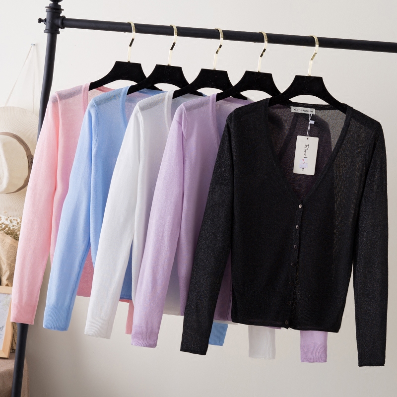 Summer Cardigan Women Cropped  - Summer Clothing Yarn 评论和价格