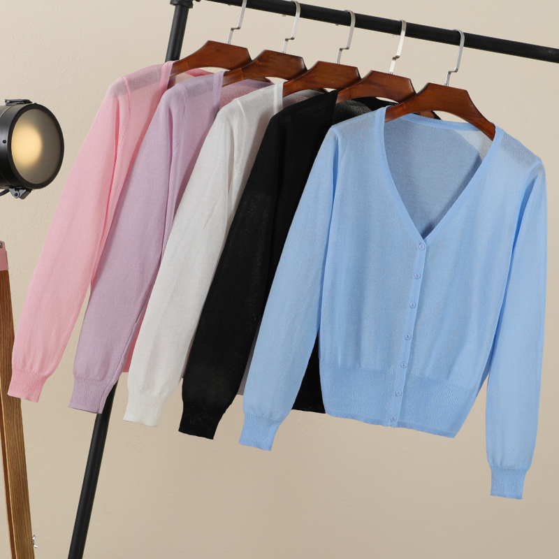Summer Cardigan Women Cropped  - Summer Clothing Yarn 评论和价格