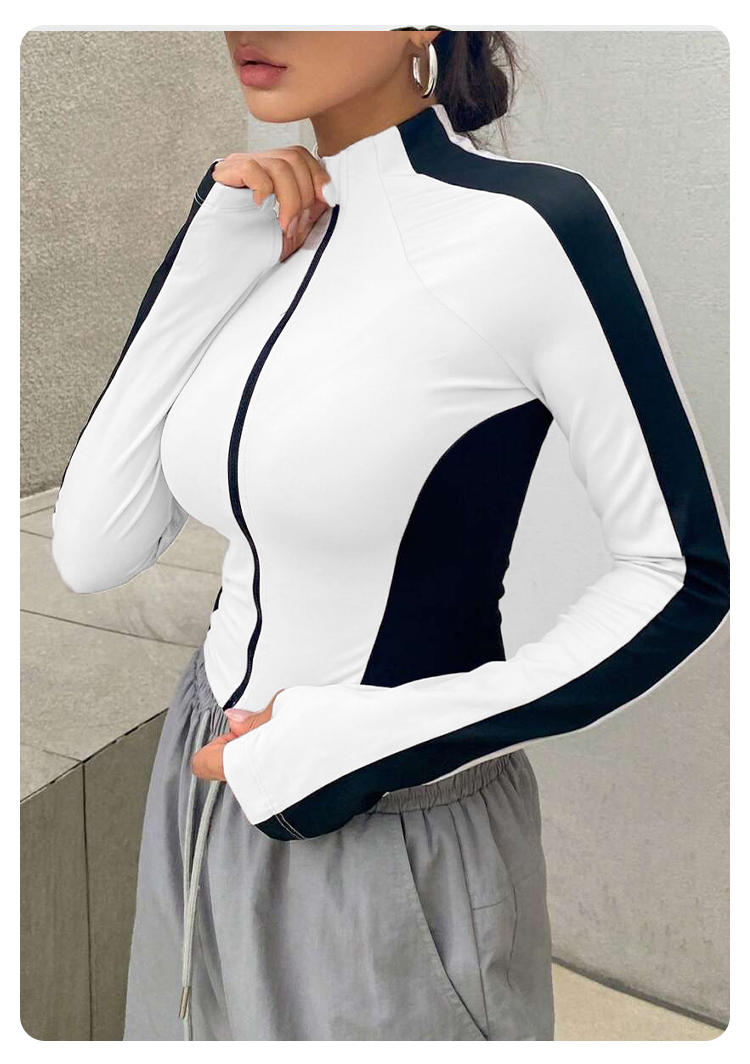 Yoga Clothes Stand Up Collar J - Summer Clothing Pieces 评论和价格