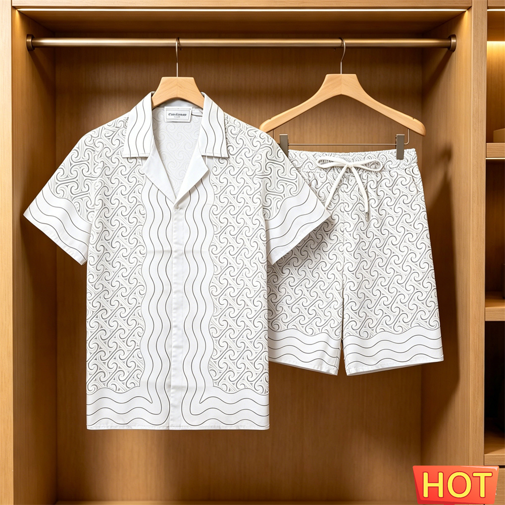 Summer Men's Shirt Sets Casual - Summer Clothing Pieces 评论和价格