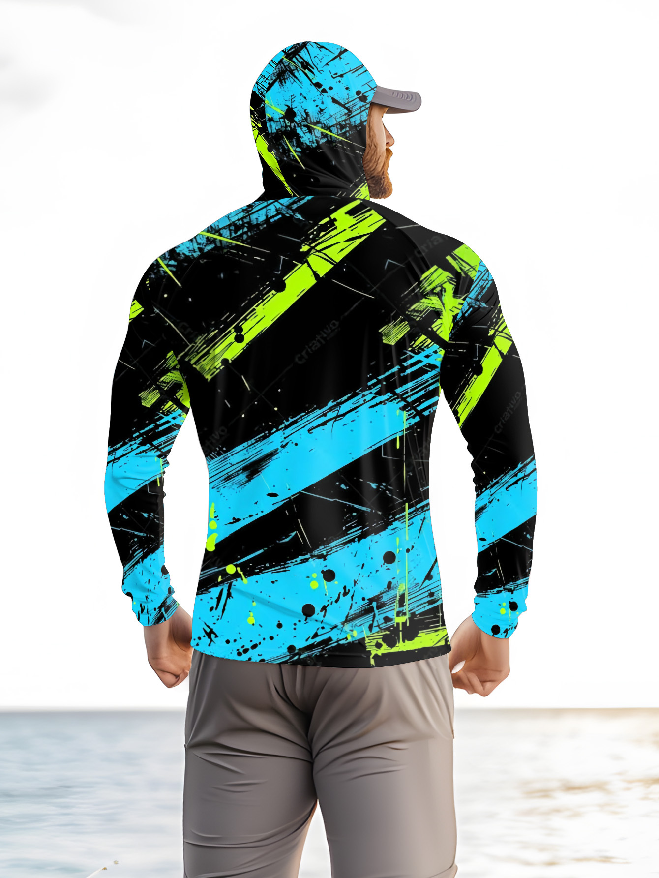 Fishing Hoodie Men Long Sleeve - Summer Clothing Trends 评论和价格