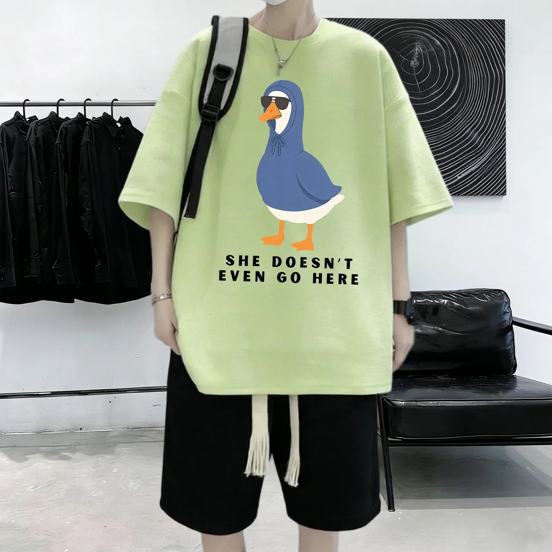 She Doesn'T Even Go Here Print - Summer Clothing Not Shein 评论和价格
