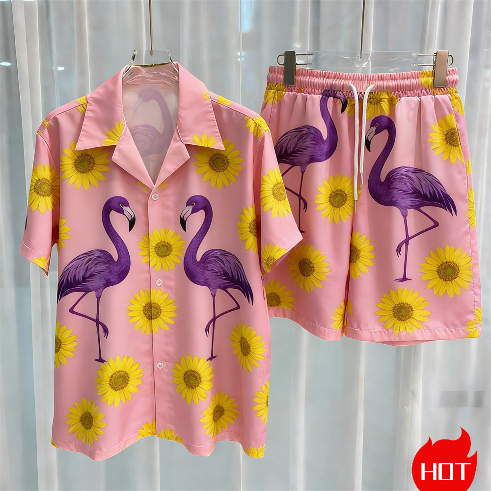 Summer Men's Shirt Sets Plants - Summer Clothing Pieces 评论和价格