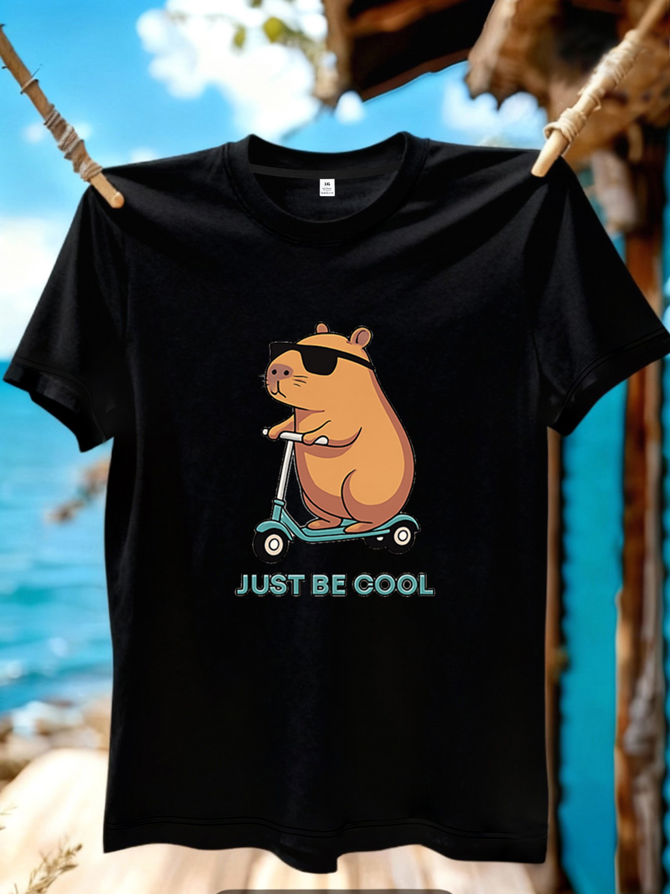 【YJ01222】Cute Capybara Cartoon - Summer Clothing Cartoon 评论和价格
