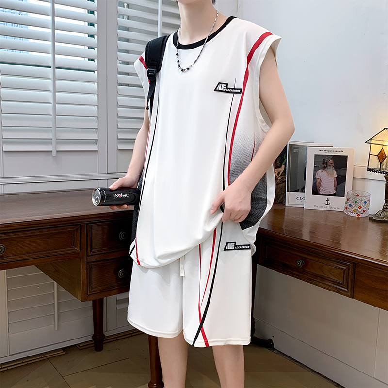 Men's Casual 2-Piece Sportswea - Summer Clothing Pieces 评论和价格