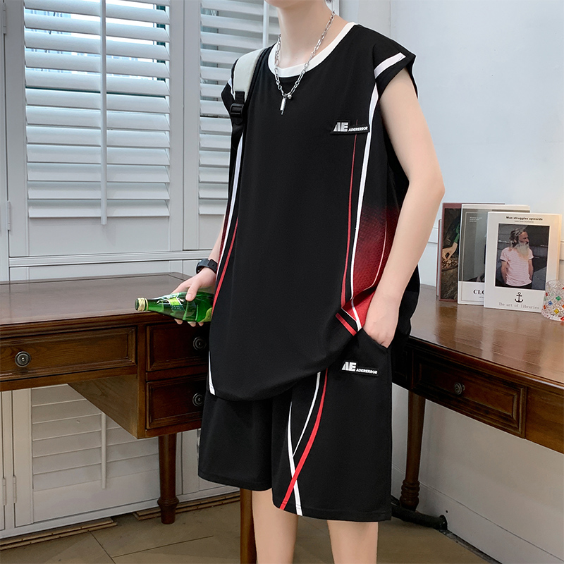 Men's Casual 2-Piece Sportswea - Summer Clothing Pieces 评论和价格