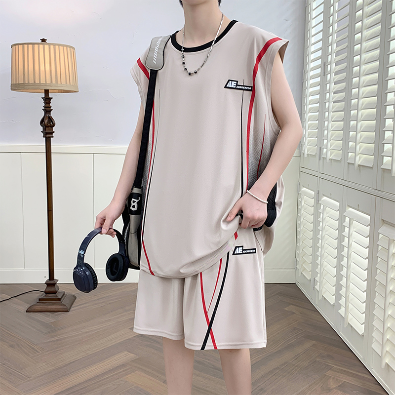 Men's Casual 2-Piece Sportswea - Summer Clothing Pieces 评论和价格