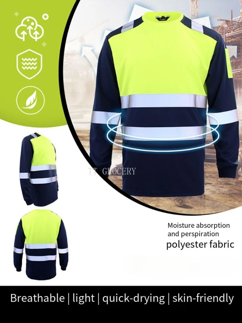 High Visibility Safety Work Sh - Summer Hi Vis Clothing 评论和价格
