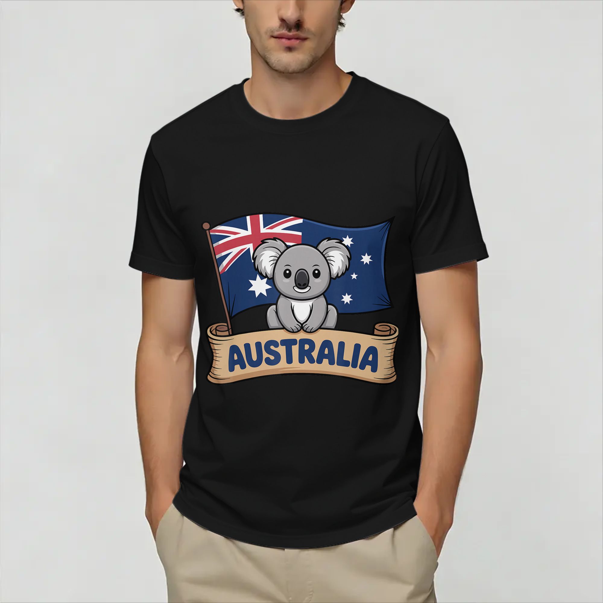 Australia Map  Cotton T Shirt  - Summer Clothing Australia 评论和价格